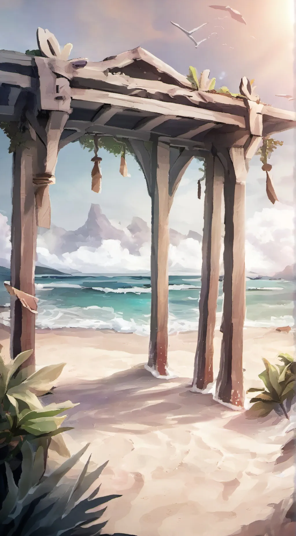 ai character: azur lane x troll  background