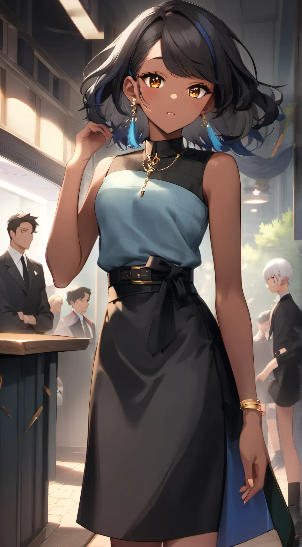 ai character: Angie background
