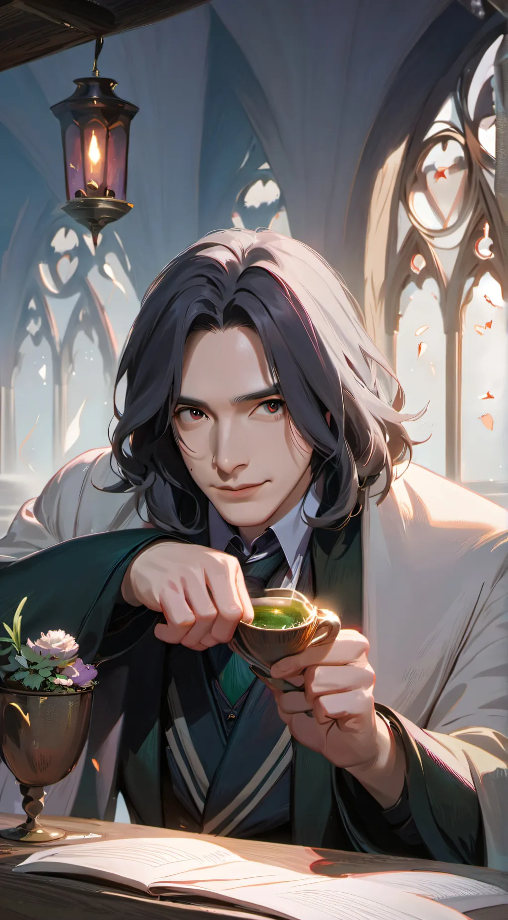 ai character: Severus Snape  background