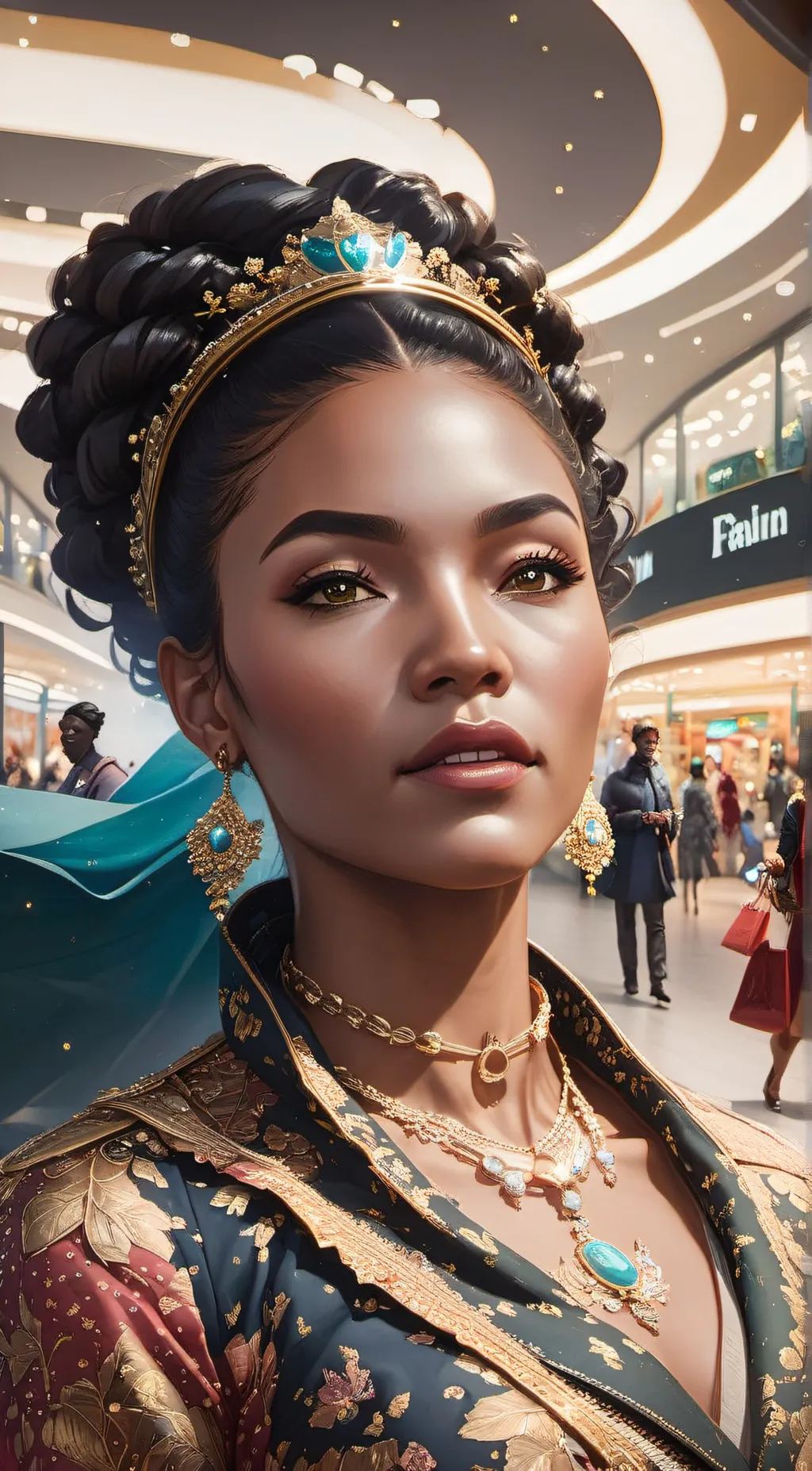 ai character: Nadia background