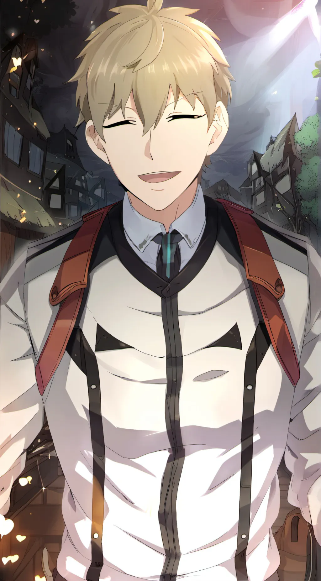 ai character: Loid  background