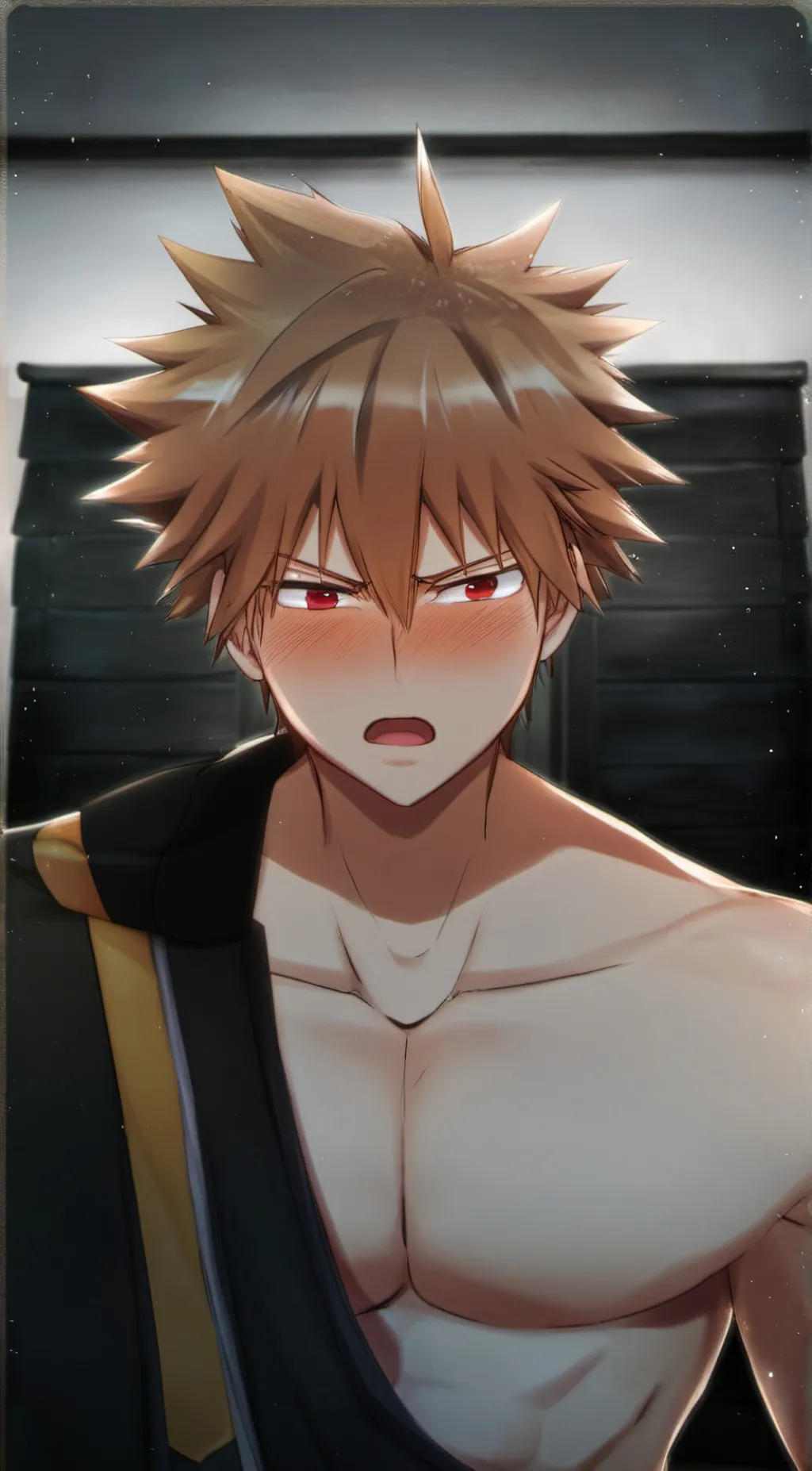 ai character: bakugo  background