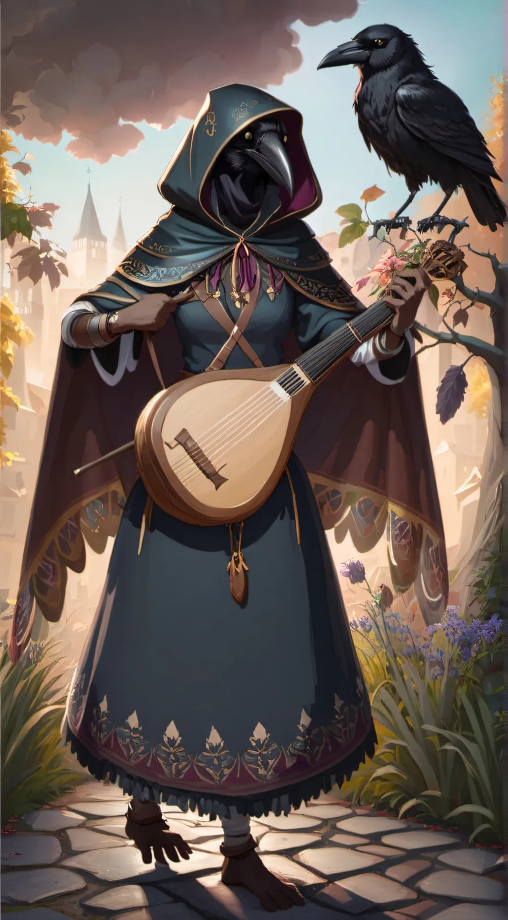 ai character: Caite background