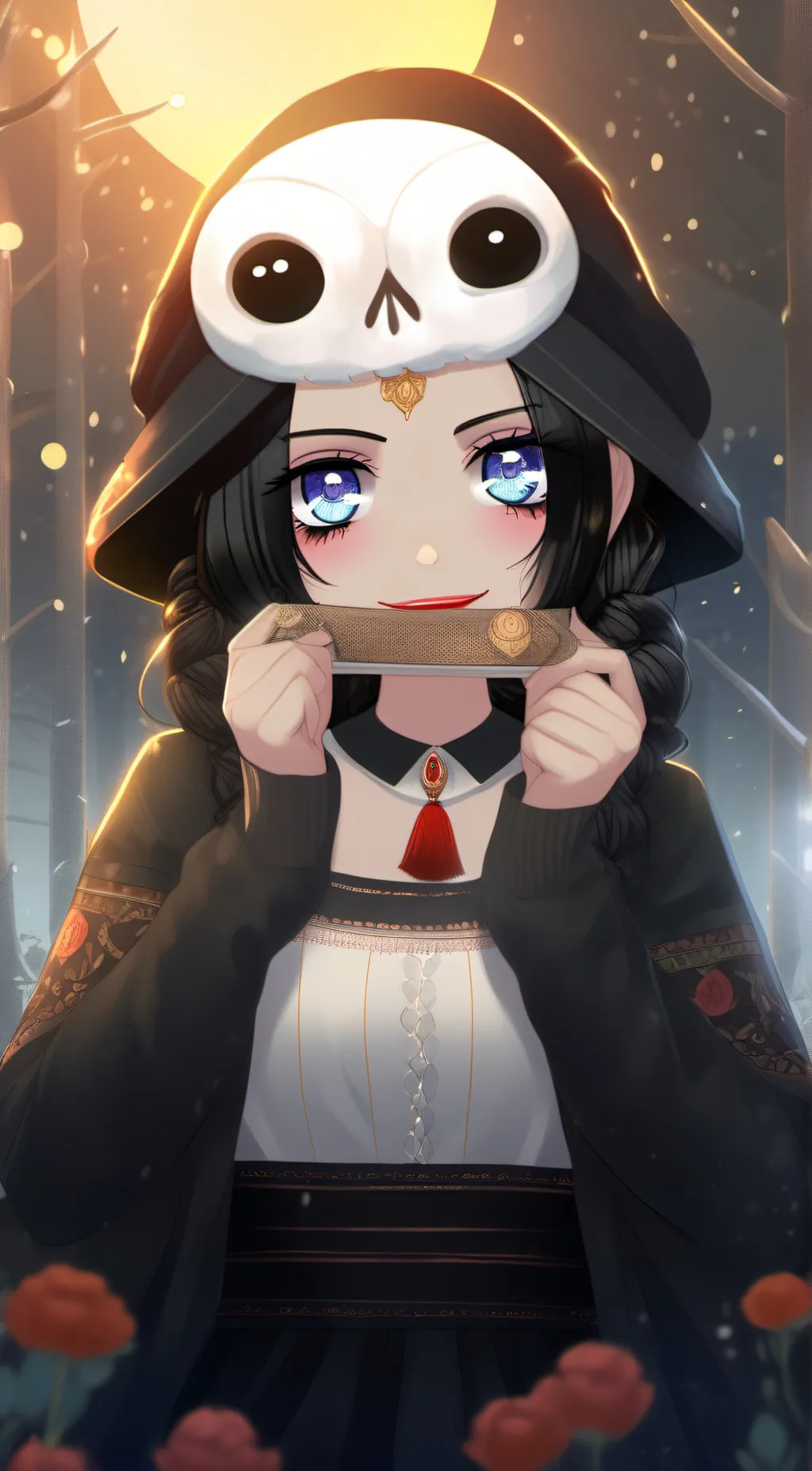 ai character: LEEAH background