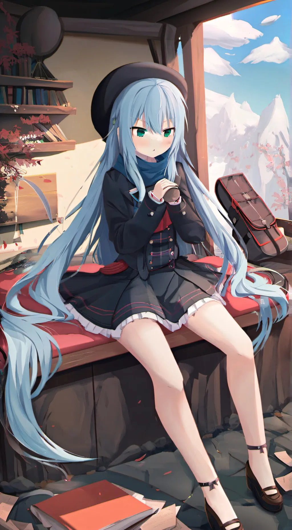 ai character: mha x demon slayer background