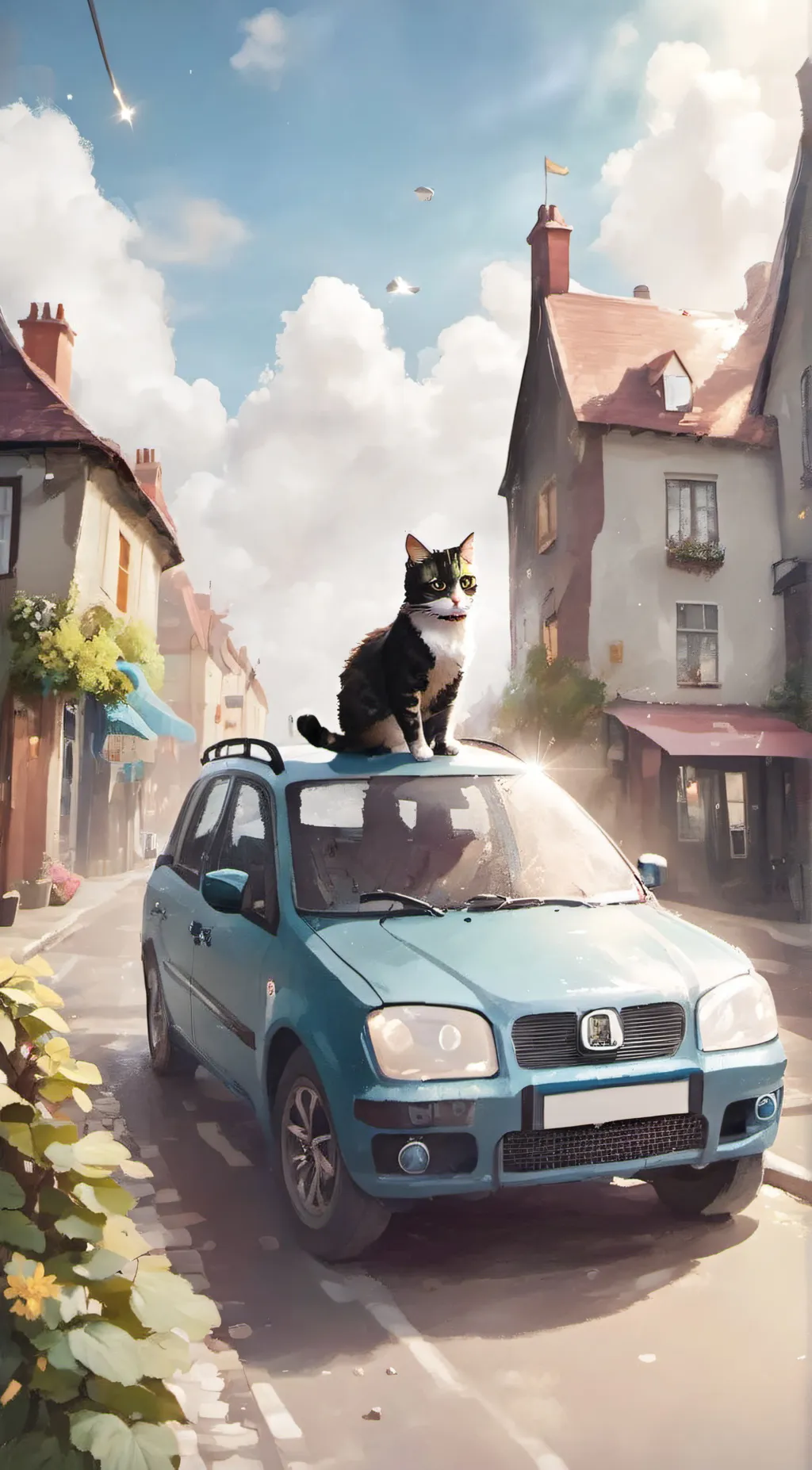 ai character: car stealer background