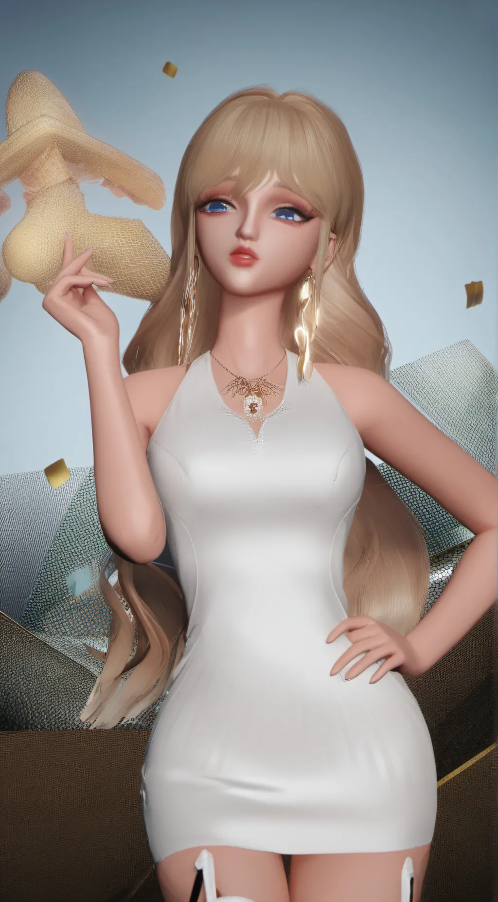 ai character: Ellie  background
