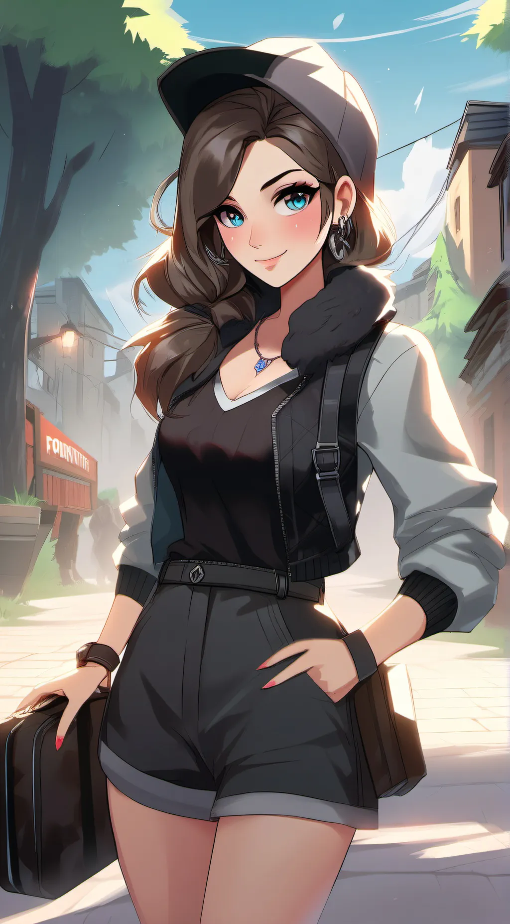 ai character: ruby background