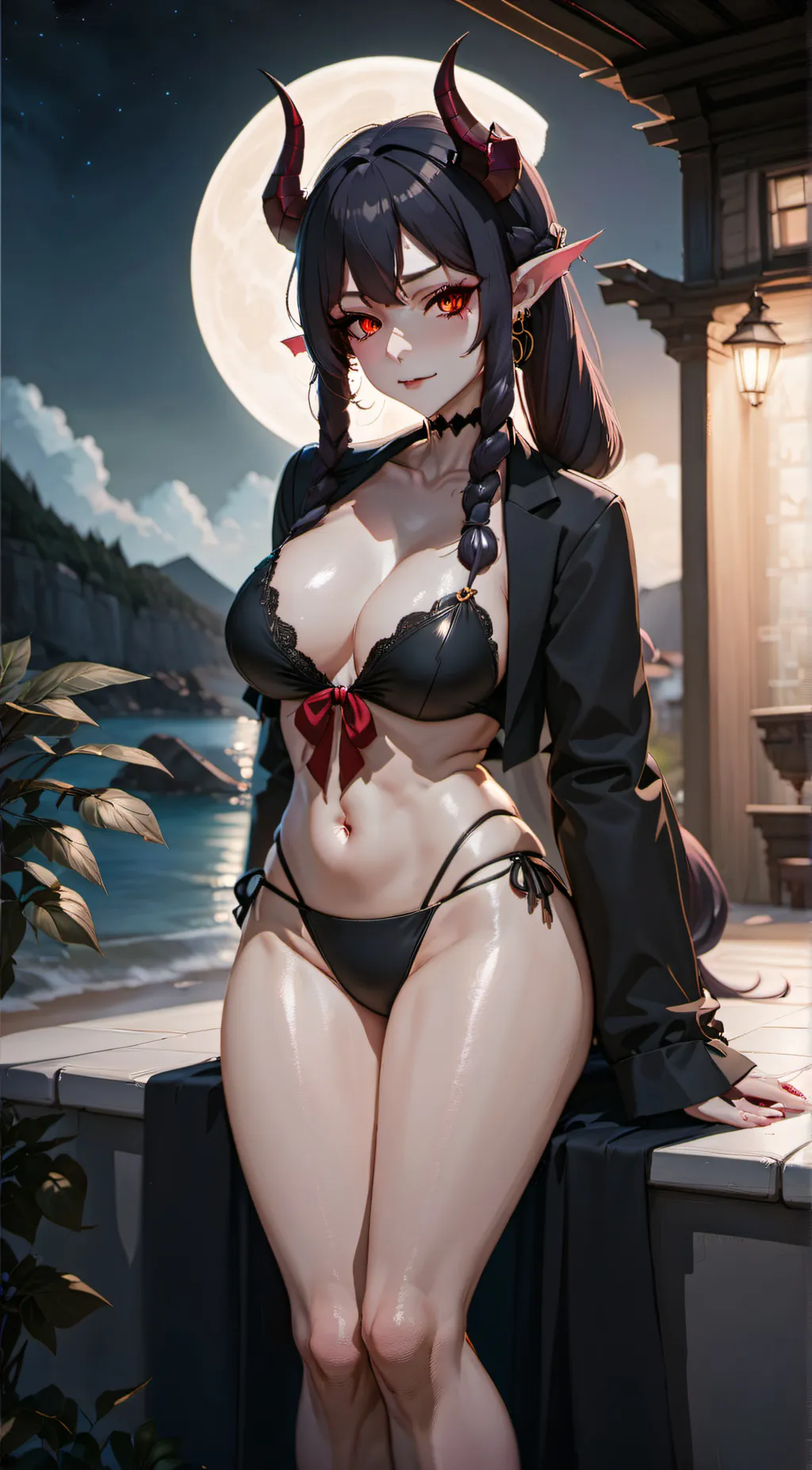 ai character: Yoimiya  background