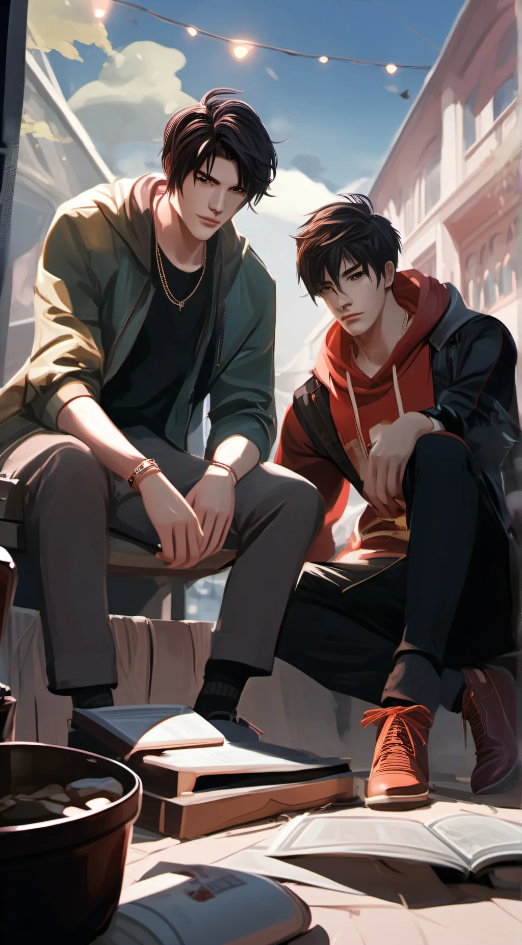 ai character: 2 brothers background