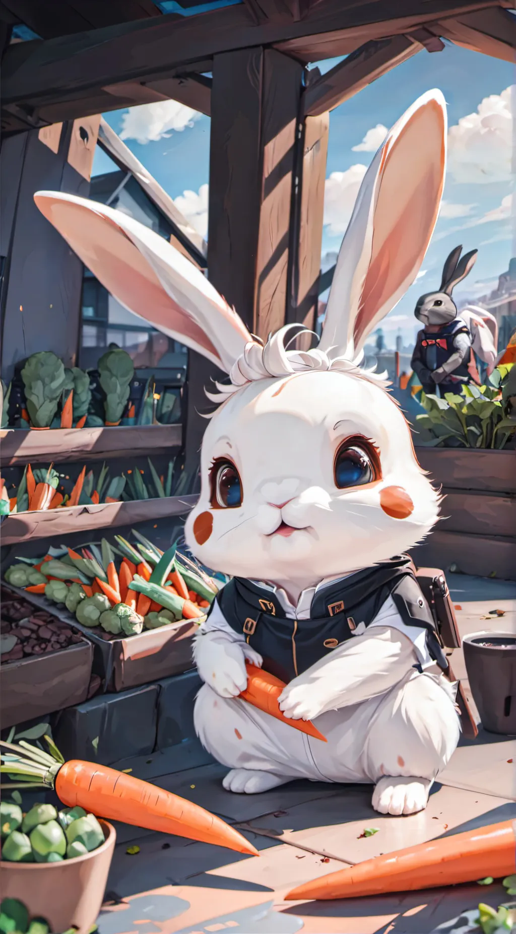 ai character: milo background