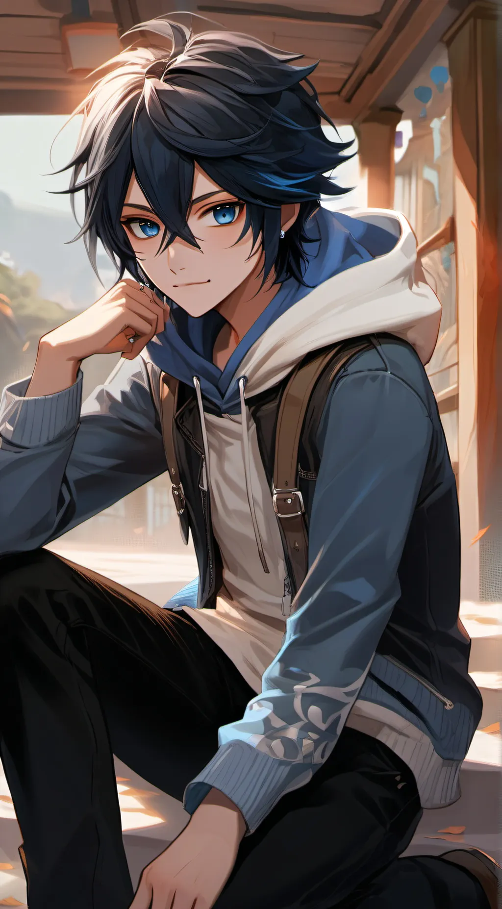 ai character: Ein background