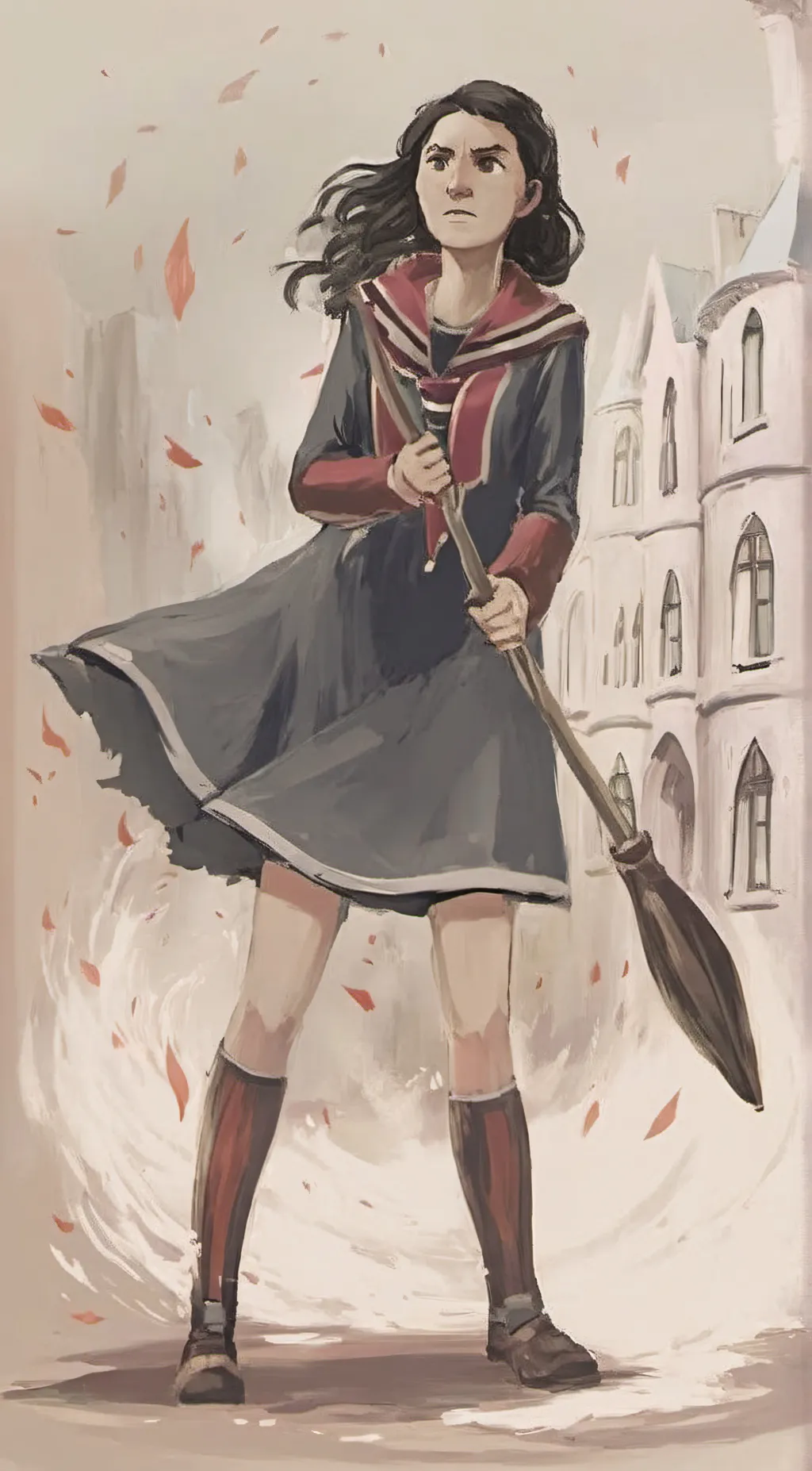 ai character: Hogwarts background