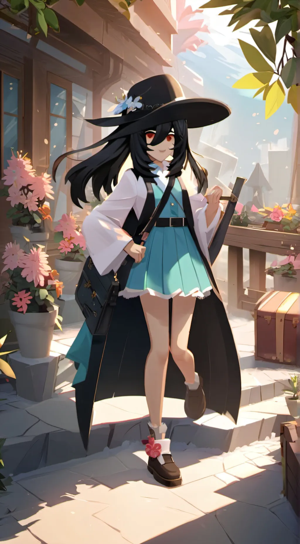 ai character: Sally  background