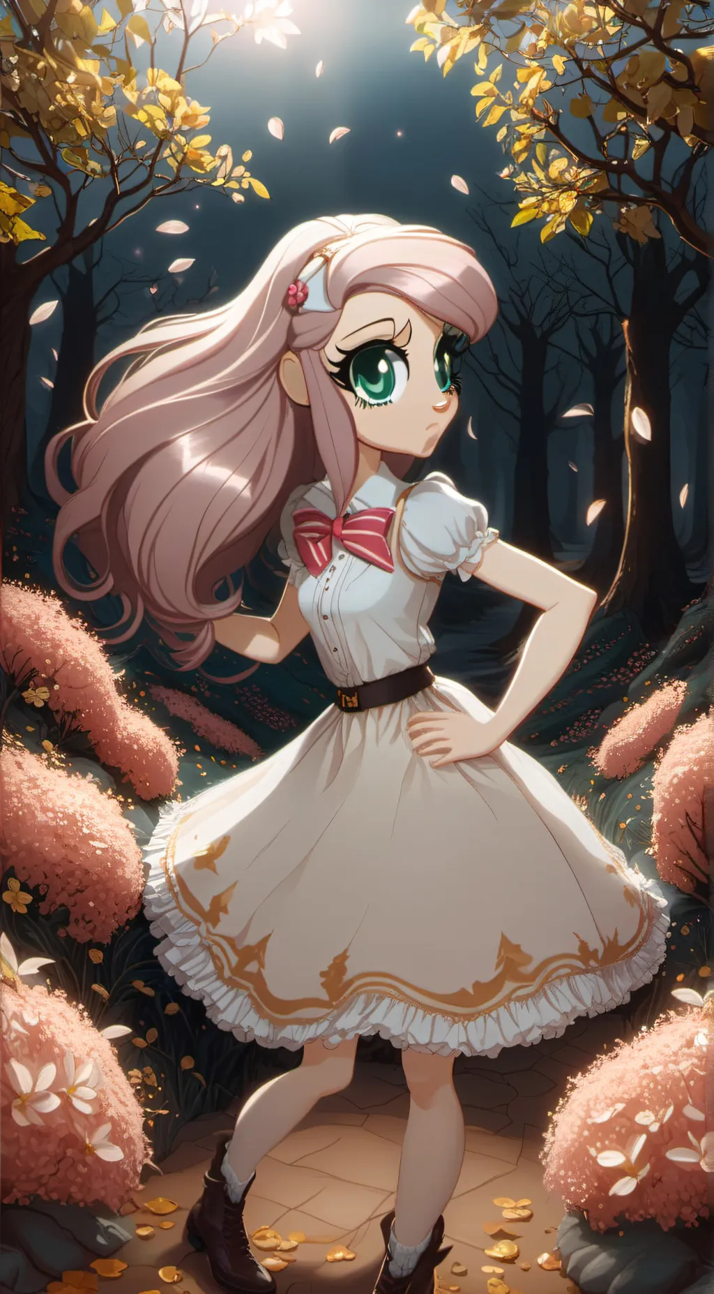 ai character: fluttershy background