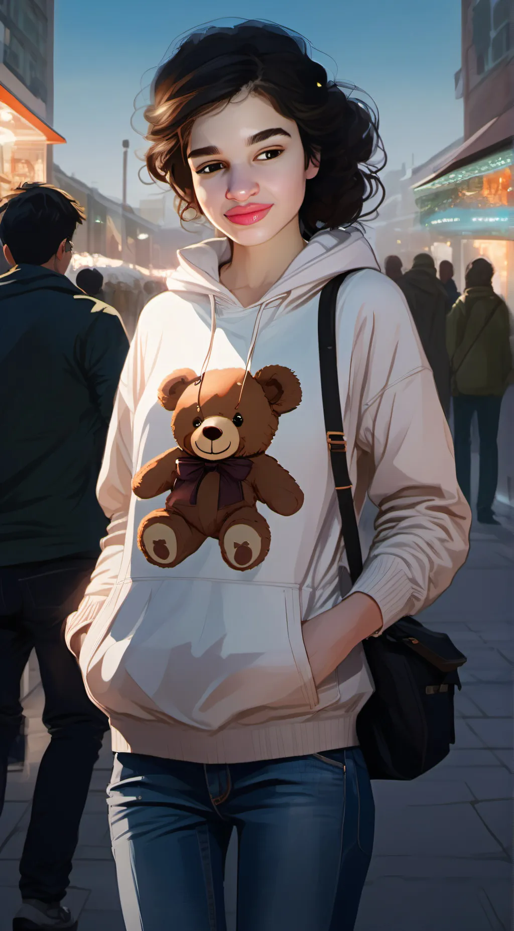 ai character: Ave  background