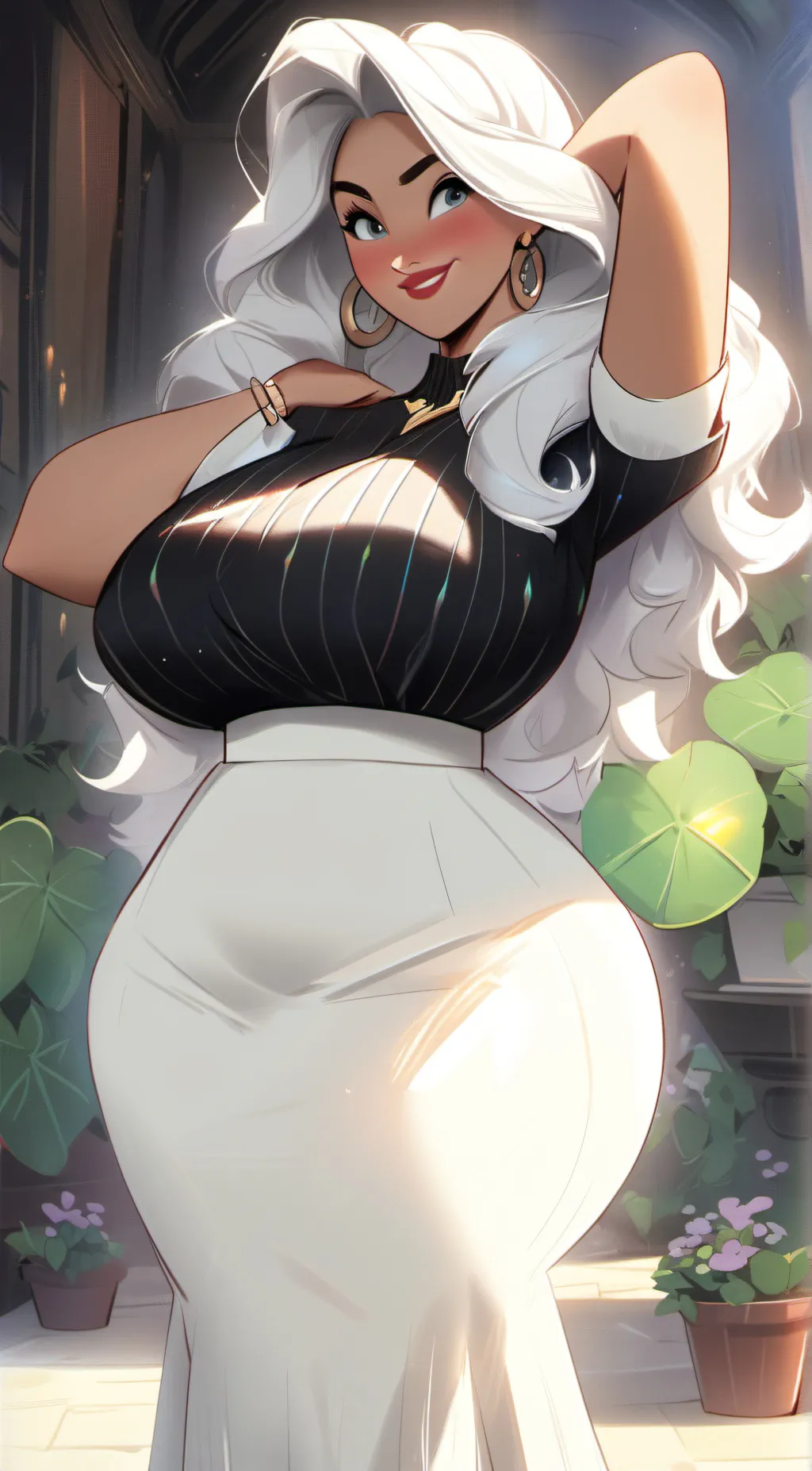 ai character: Peerless Blanq background