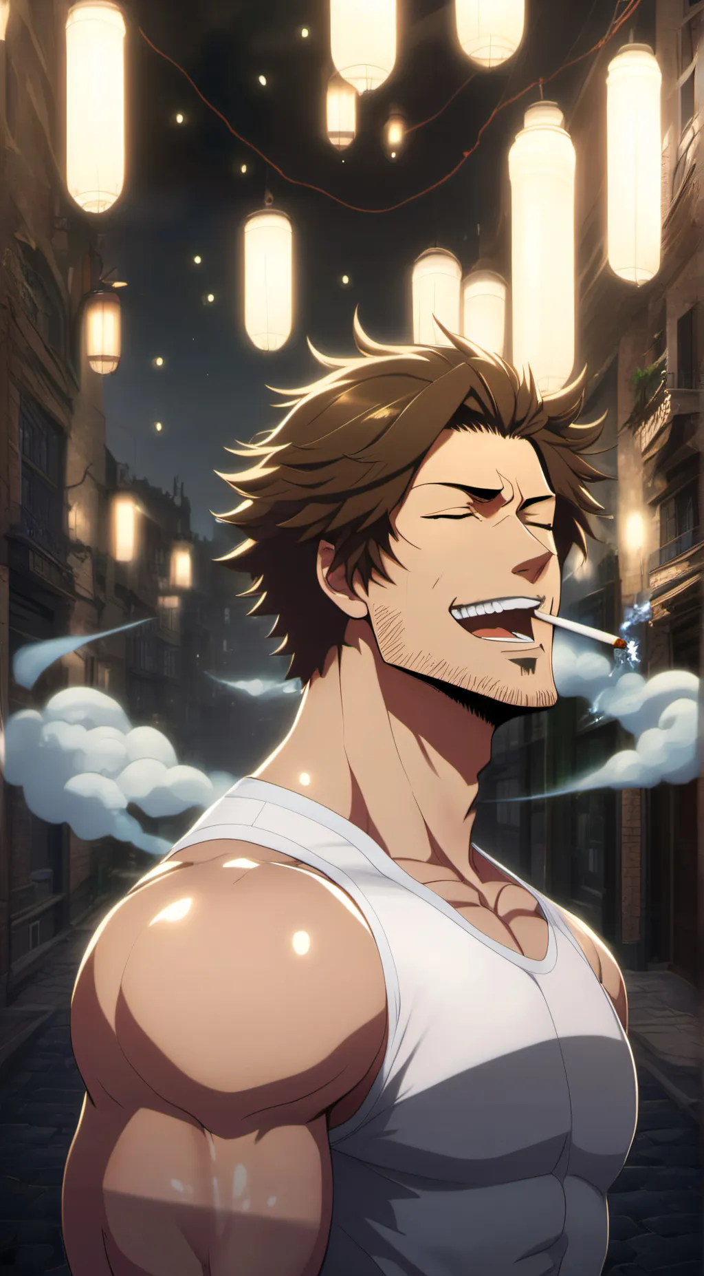 ai character: Yami Sukehiro background