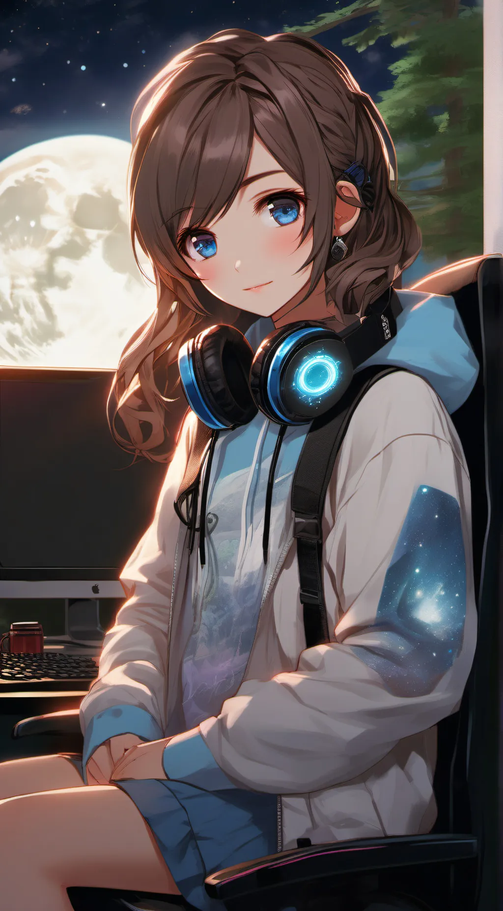 ai character: Ash background