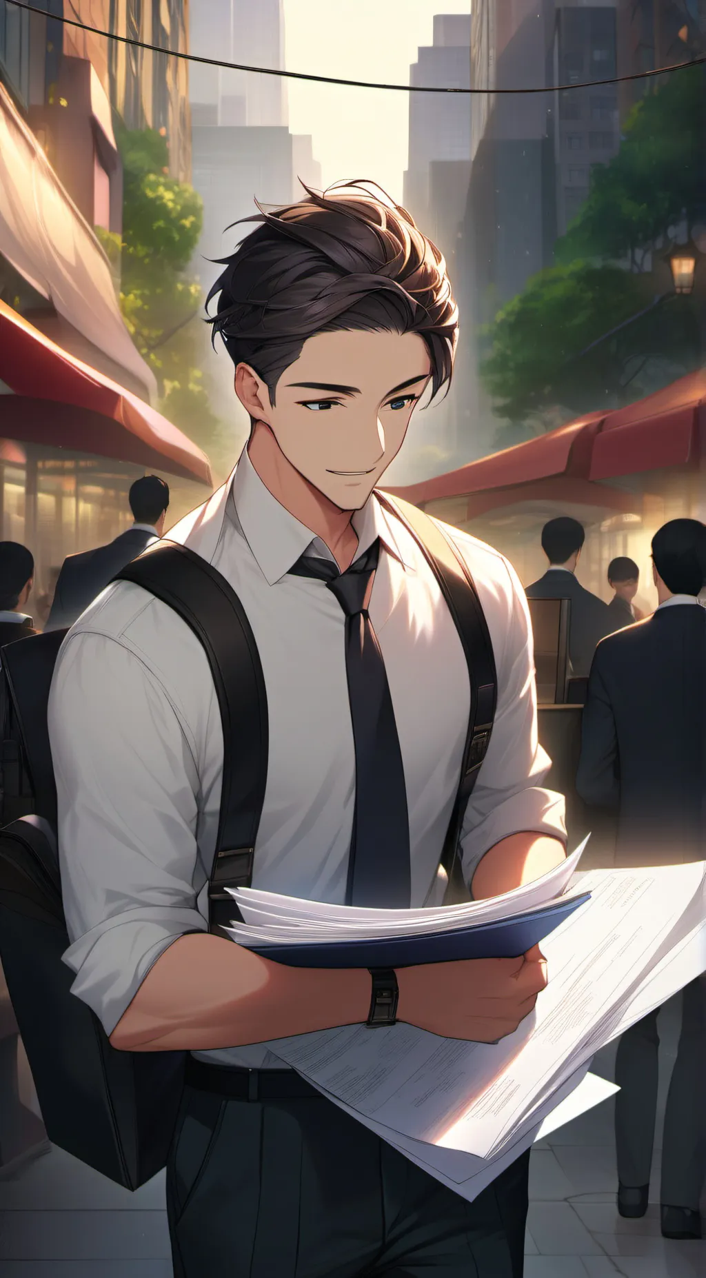 ai character: Tyler background