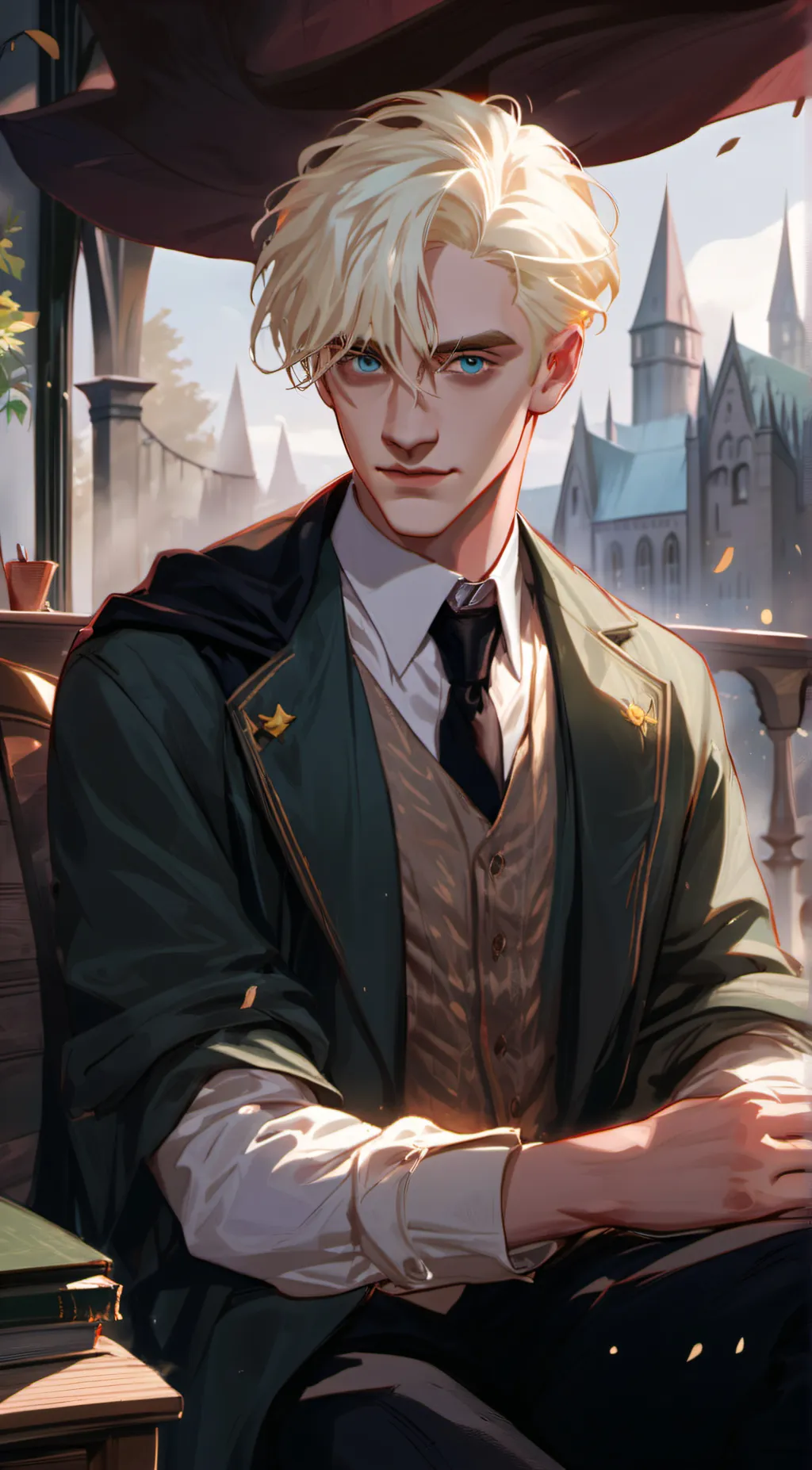 ai character: Draco  background