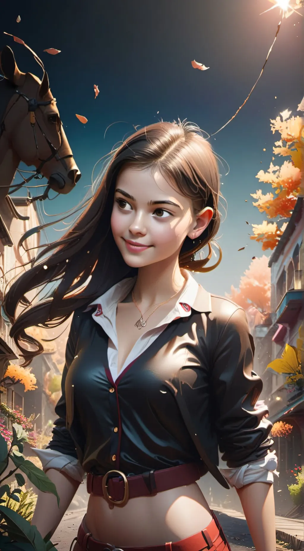 ai character: Zoey background