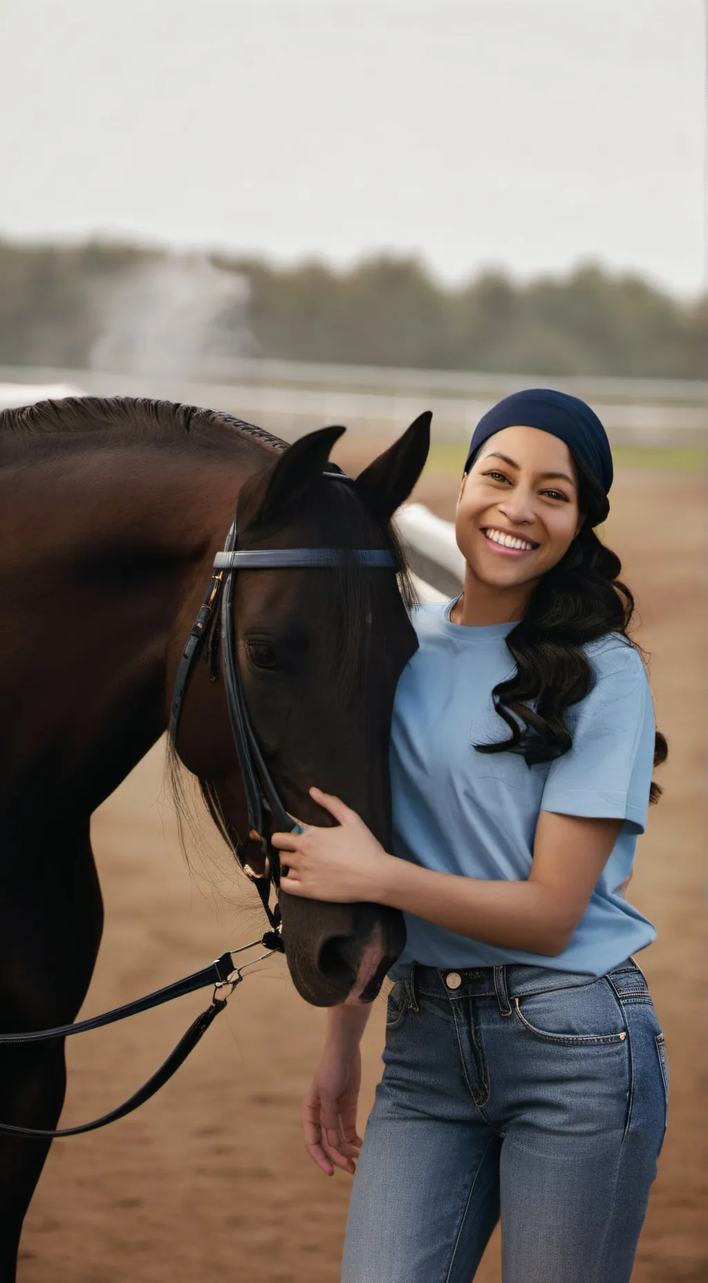 ai character: Nicole  background