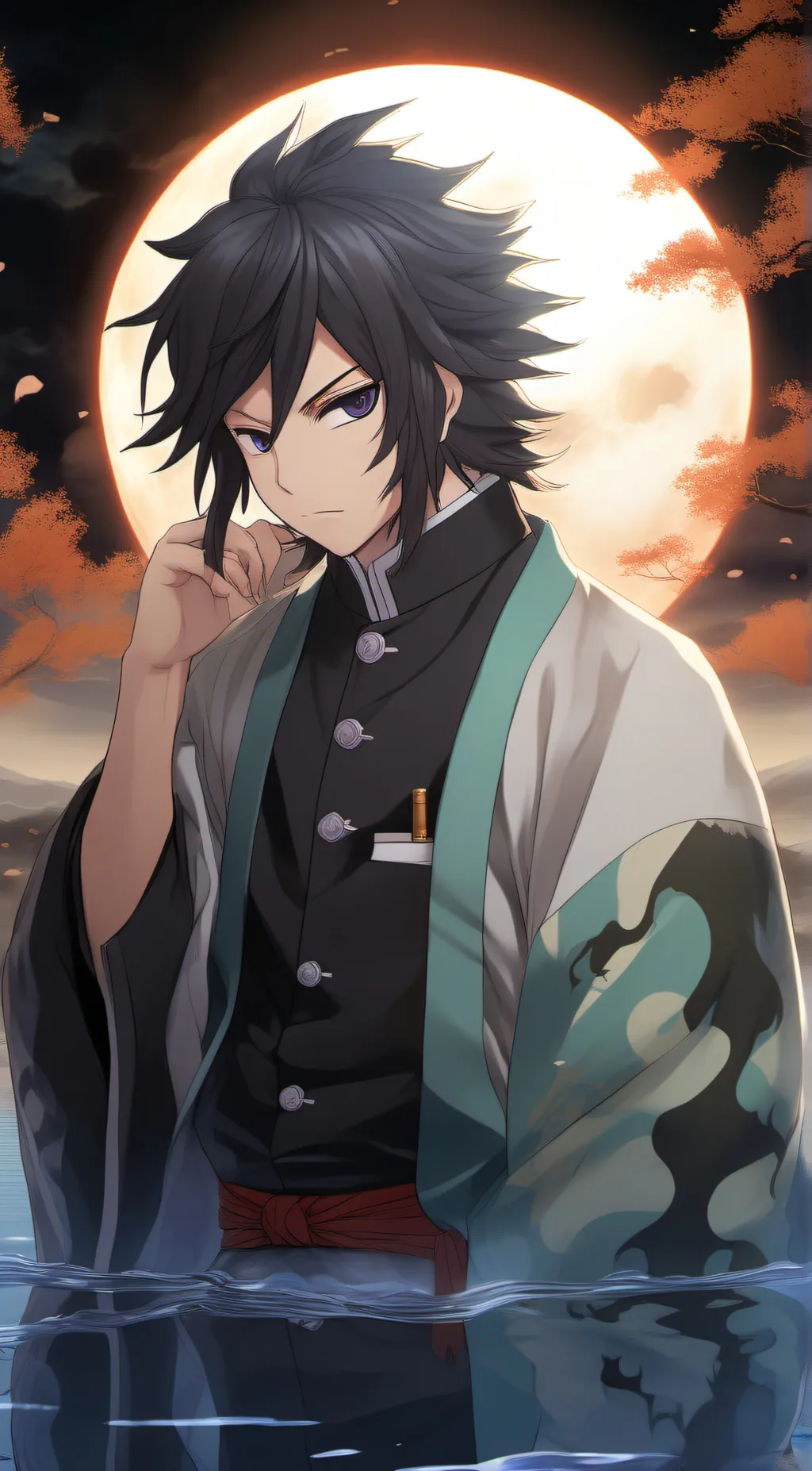 ai character: Giyu Tomioka background
