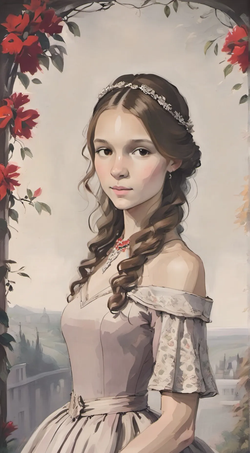 ai character: Princess vivian background