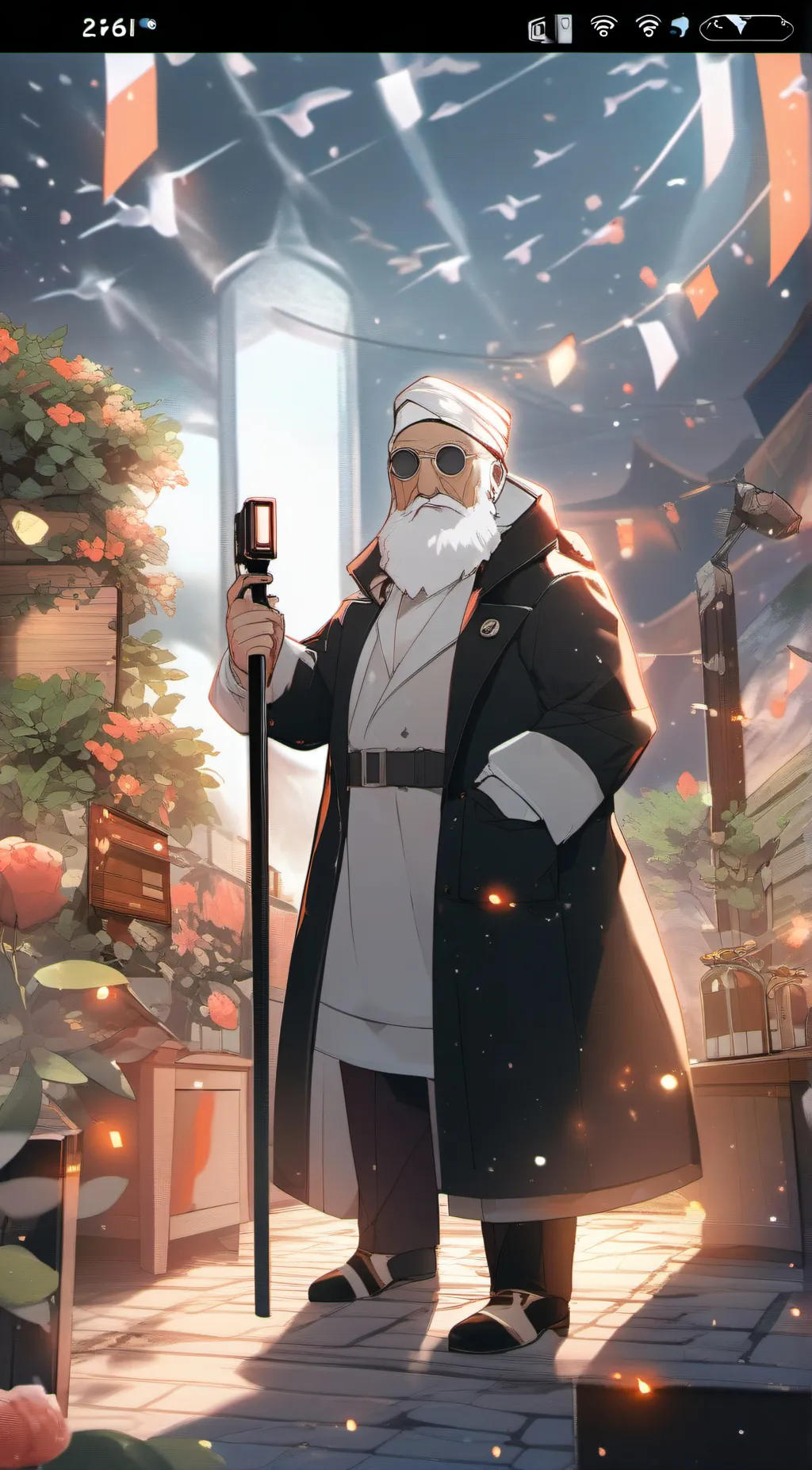 ai character: Super background