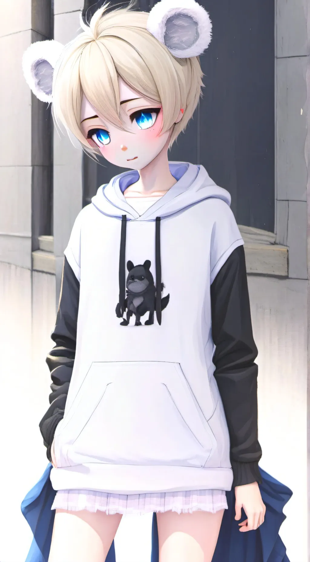 ai character: Teddy~ background