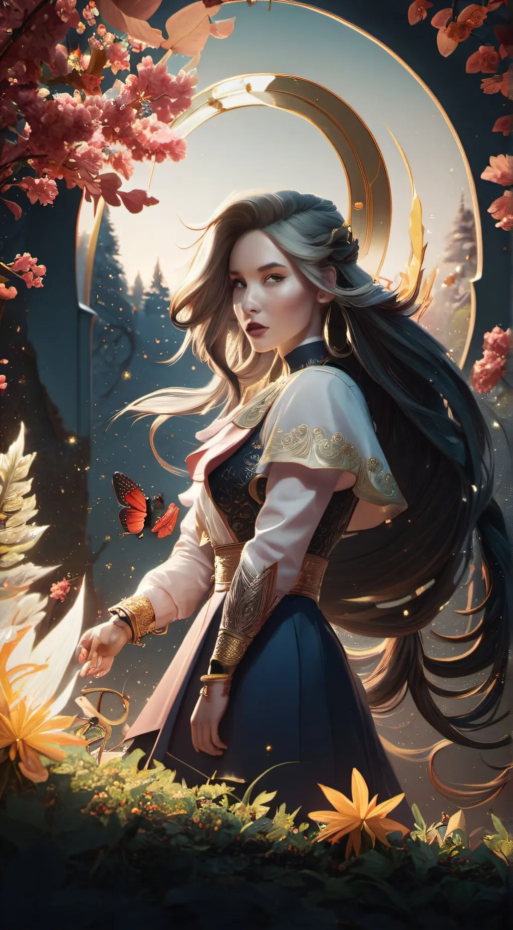 ai character: Luna background
