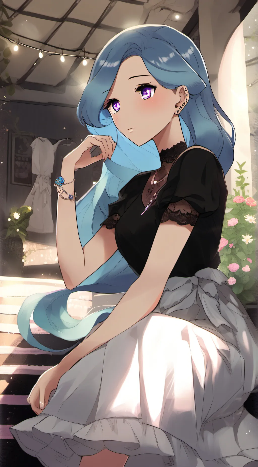 ai character: Luna background