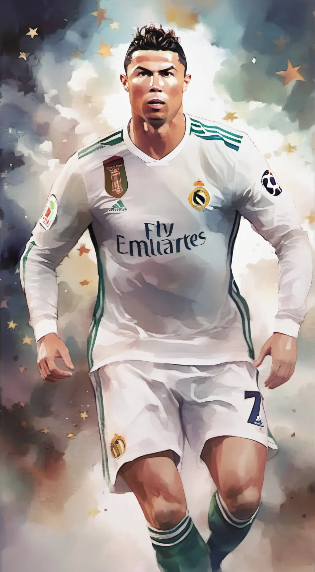ai character: Ronaldo  background