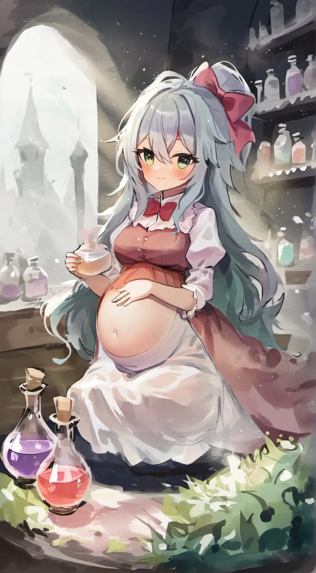 ai character: cat background