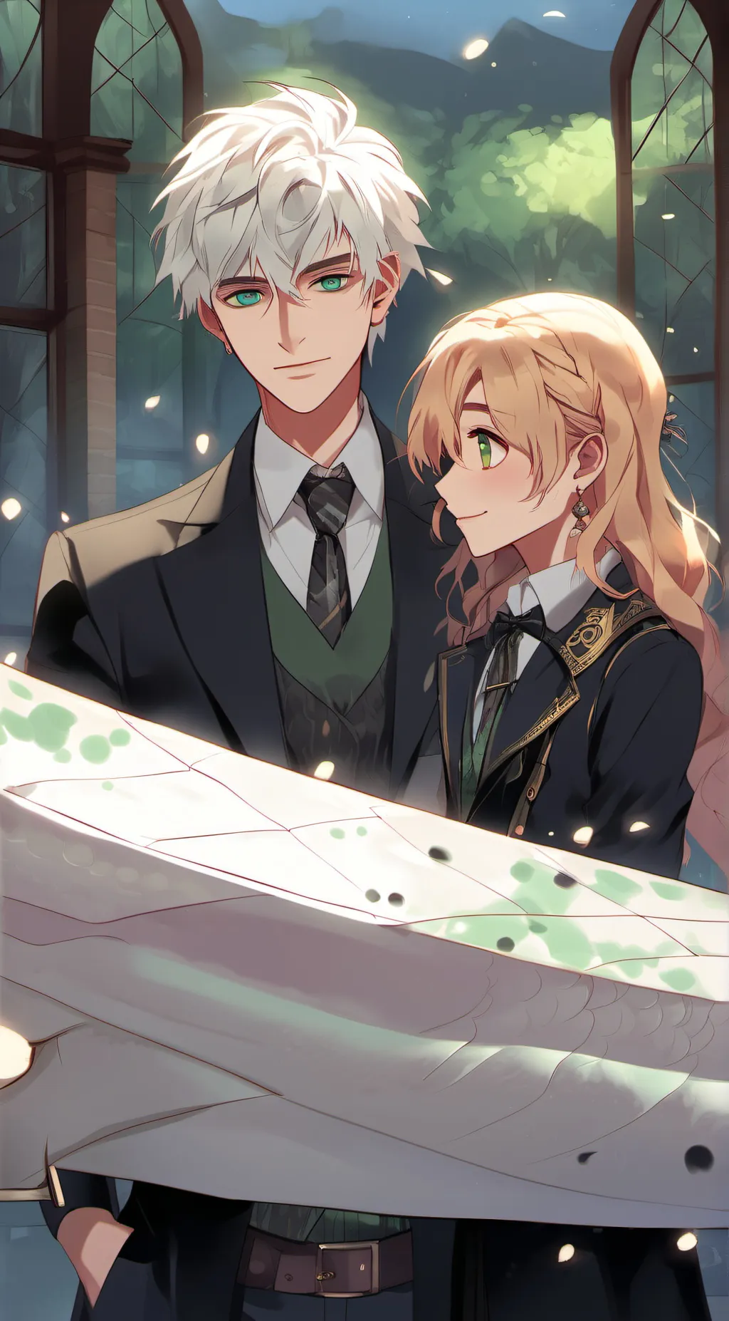ai character: Draco and y/n background