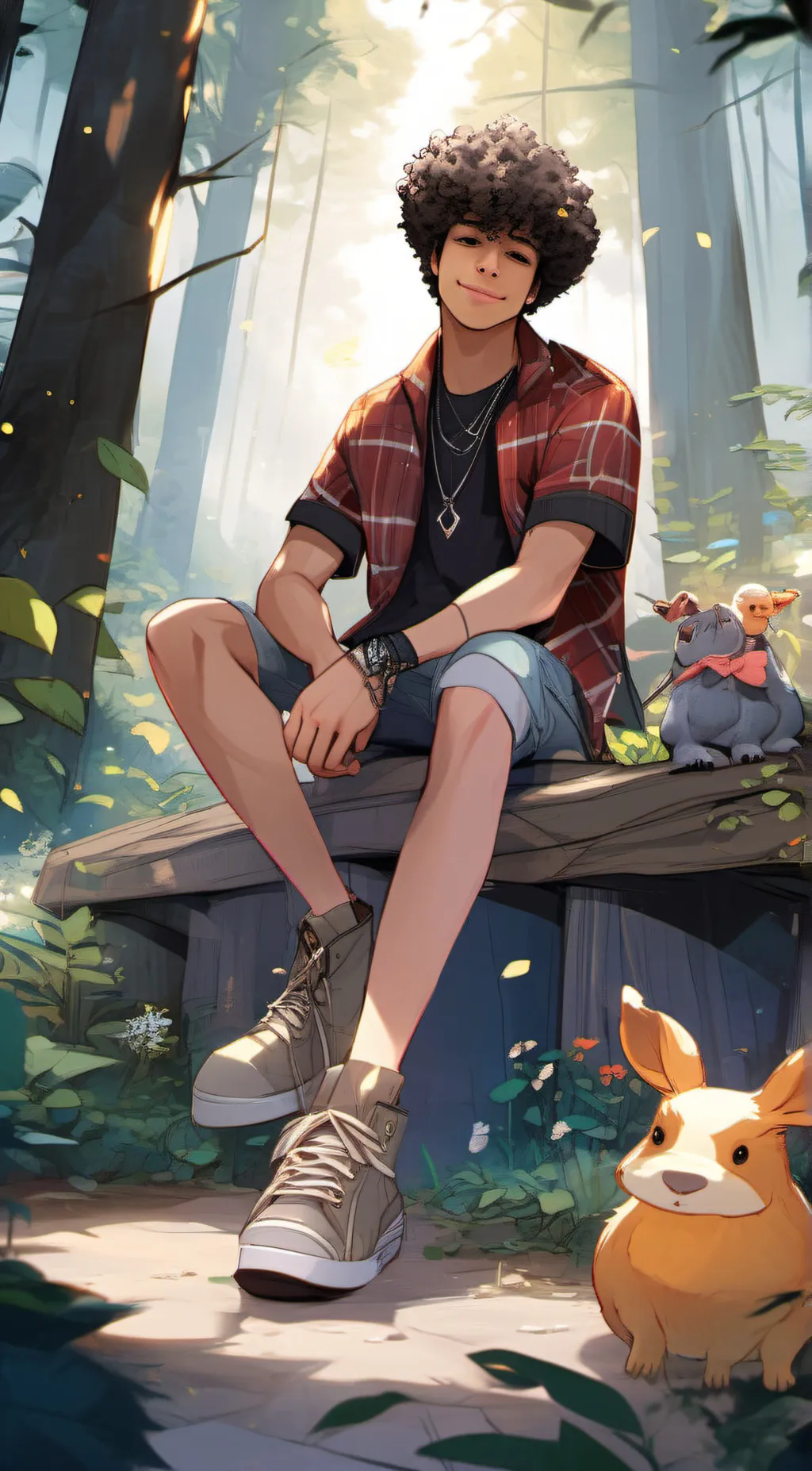 ai character: Oliver background