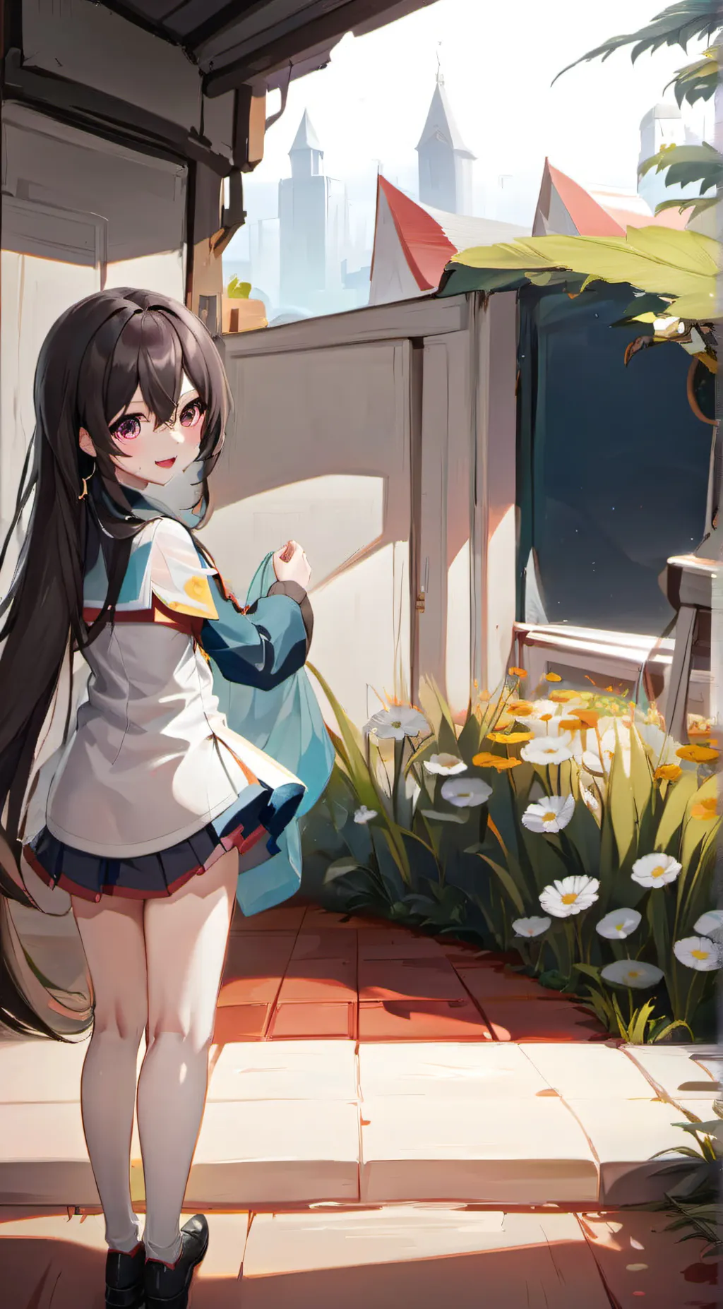 ai character: fycjdvucdxvgvy background