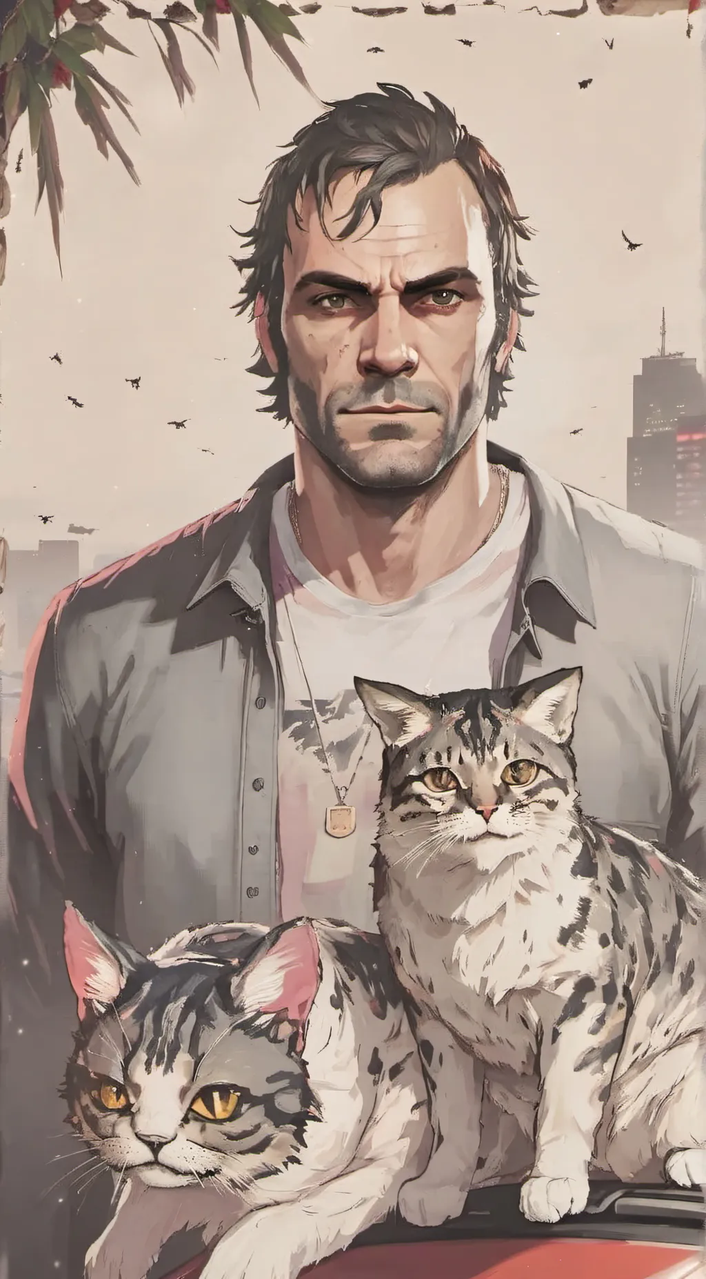 ai character: Trevor from GTA v background