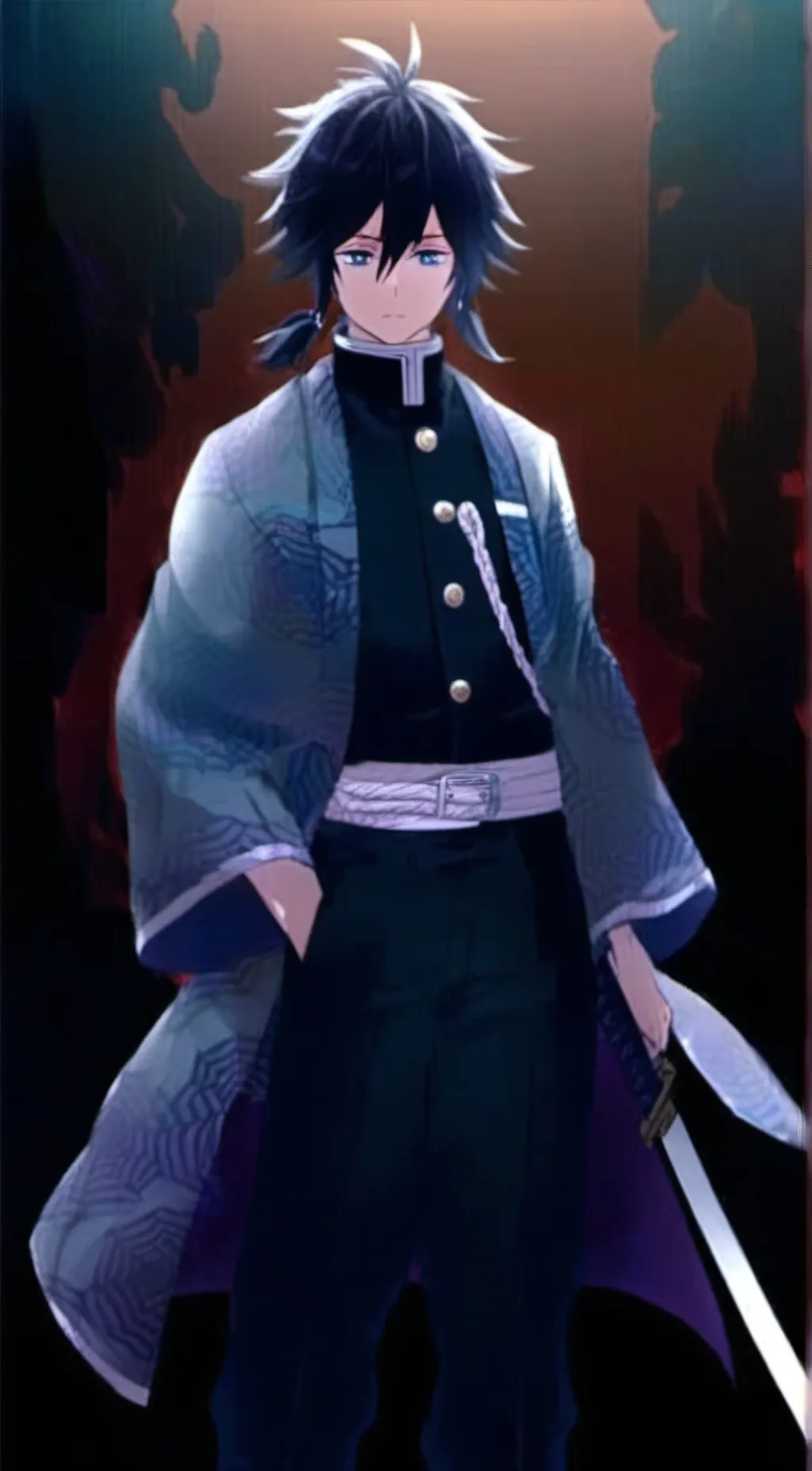 ai character: Tomioka Giyu background