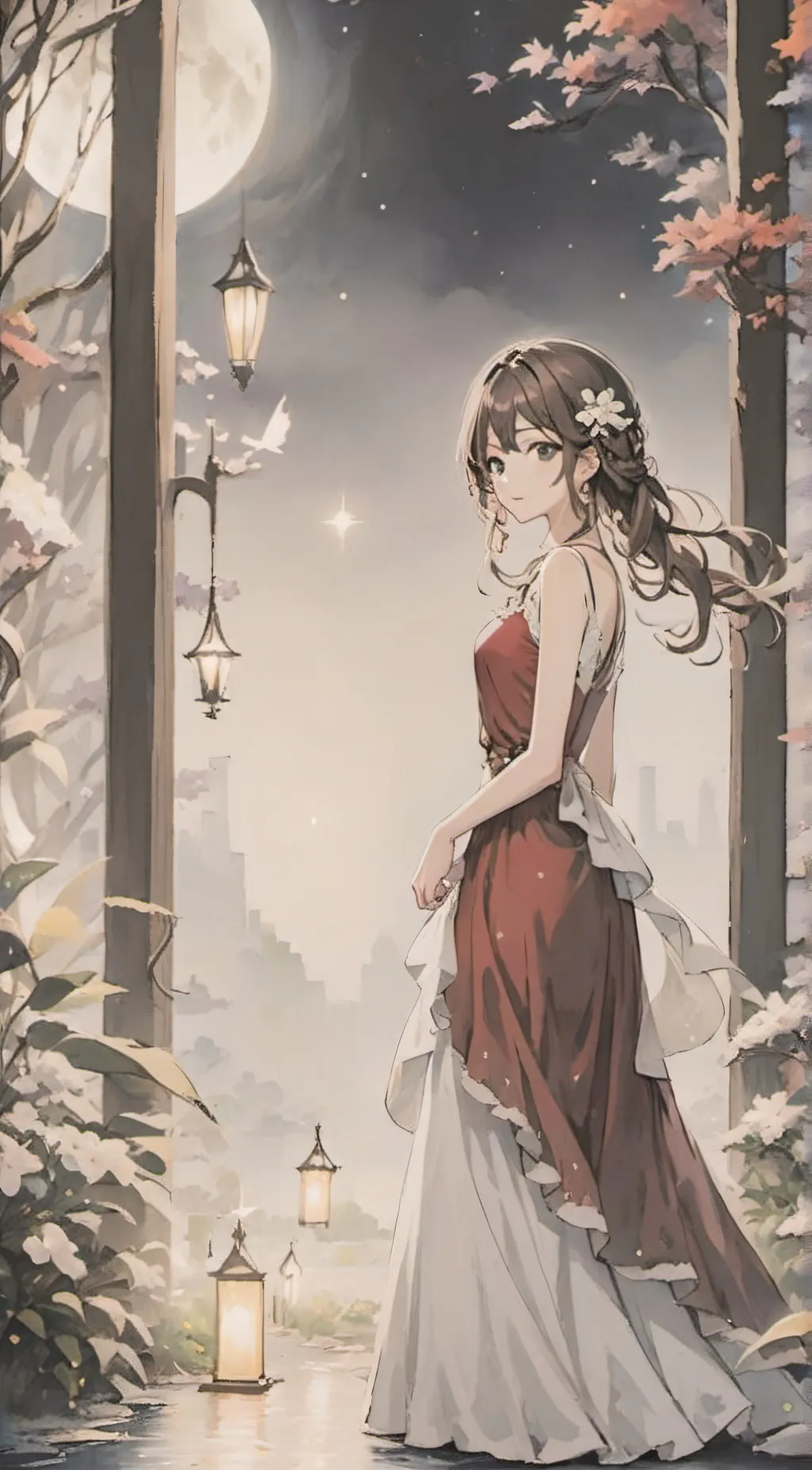 ai character: Bella  background