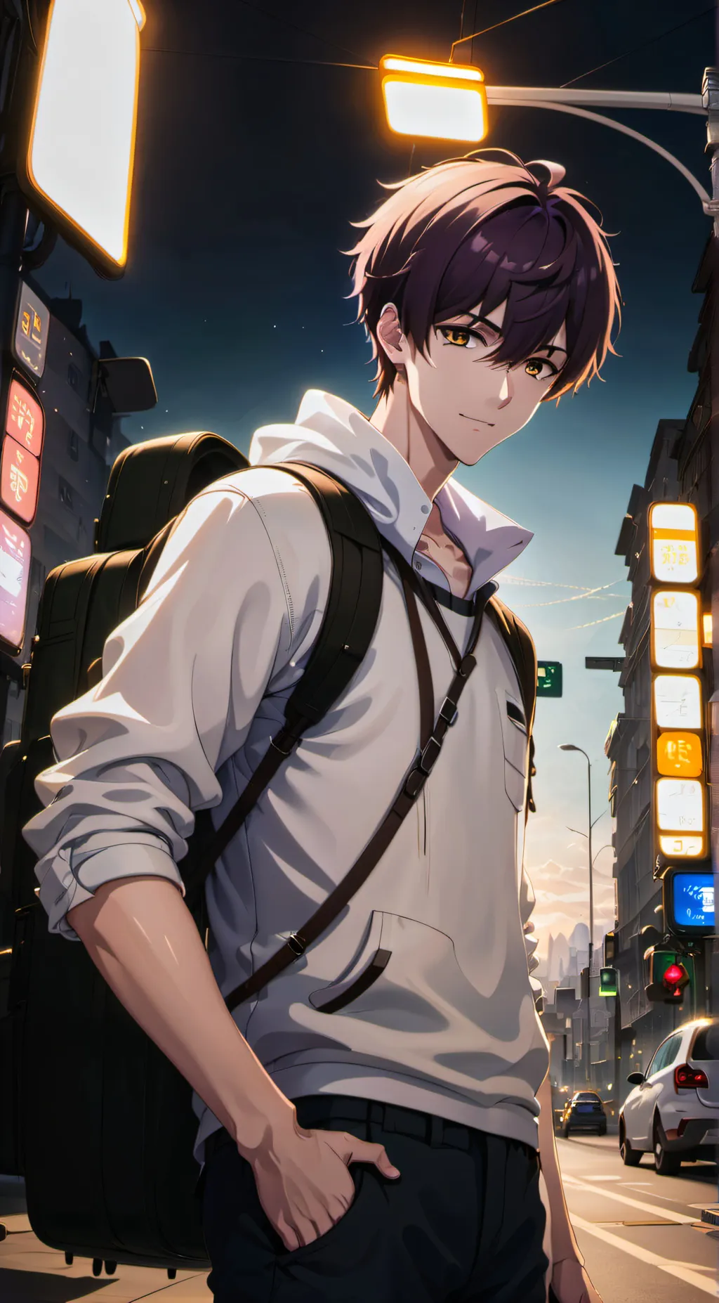 ai character: haruto background