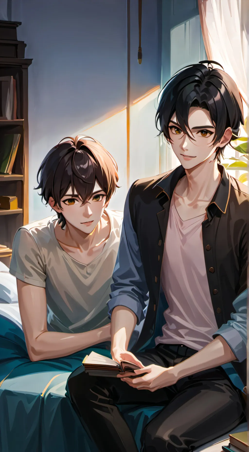 ai character: Raymond & Markus background