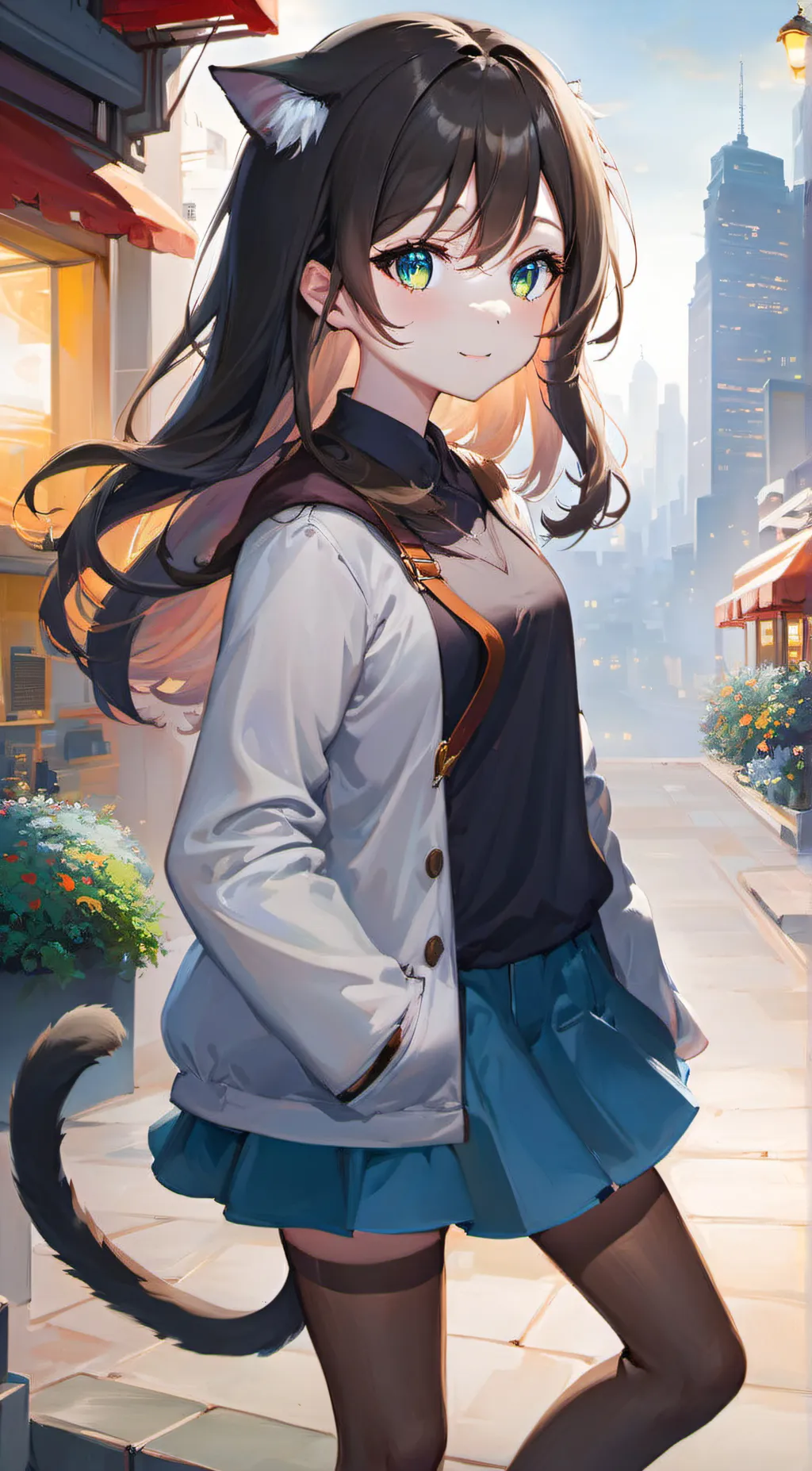 ai character: Endera  background