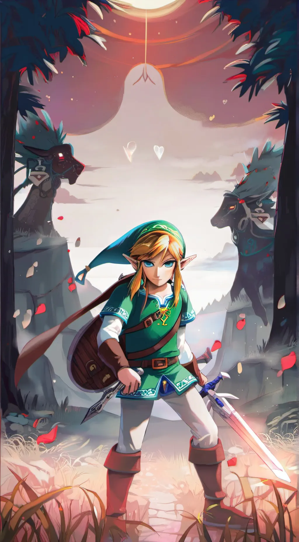 ai character: Link background