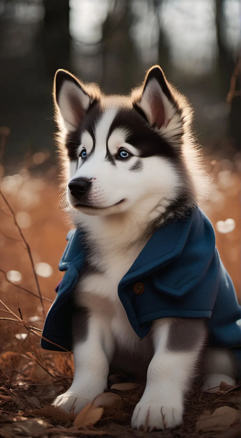 ai character: Coral background