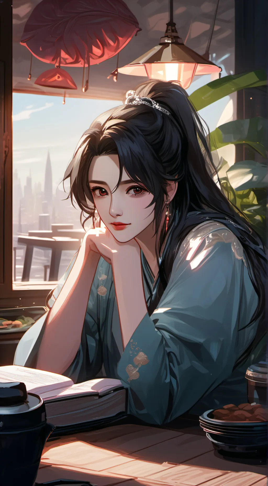 ai character: Sophia background