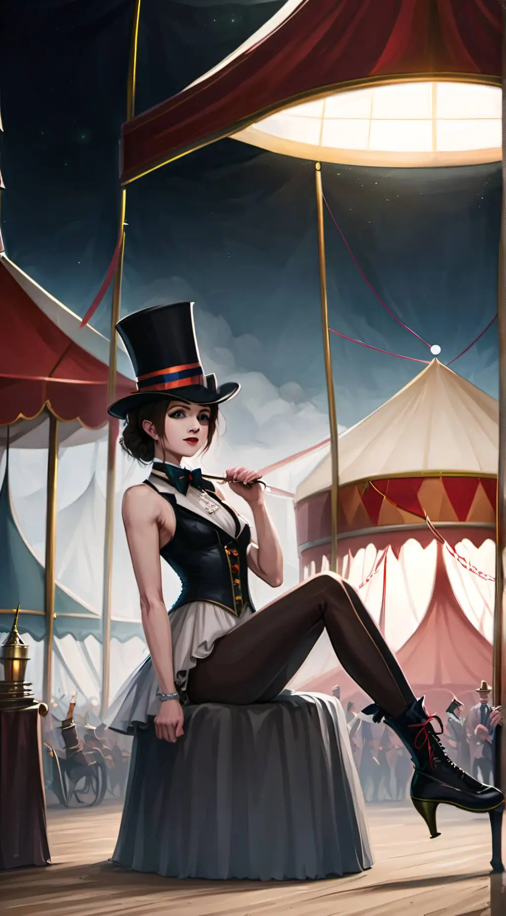 ai character: Digital Circus background