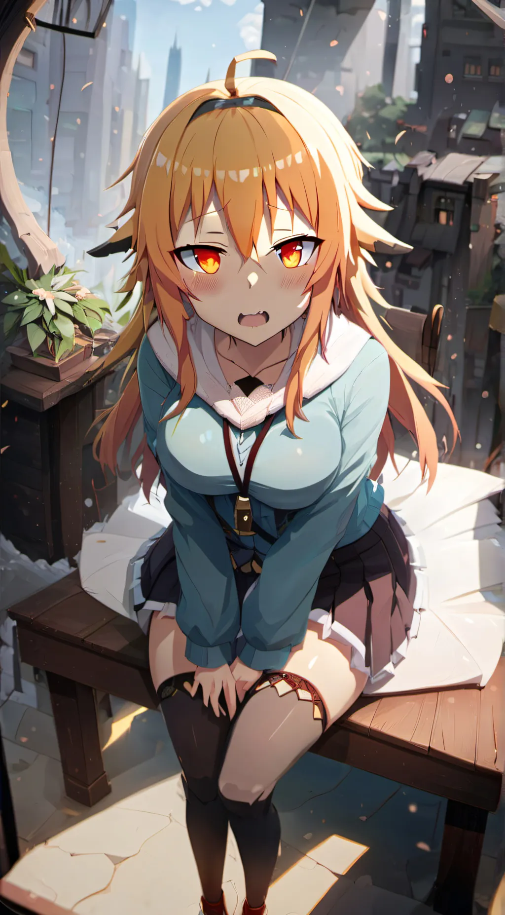 ai character: ash background