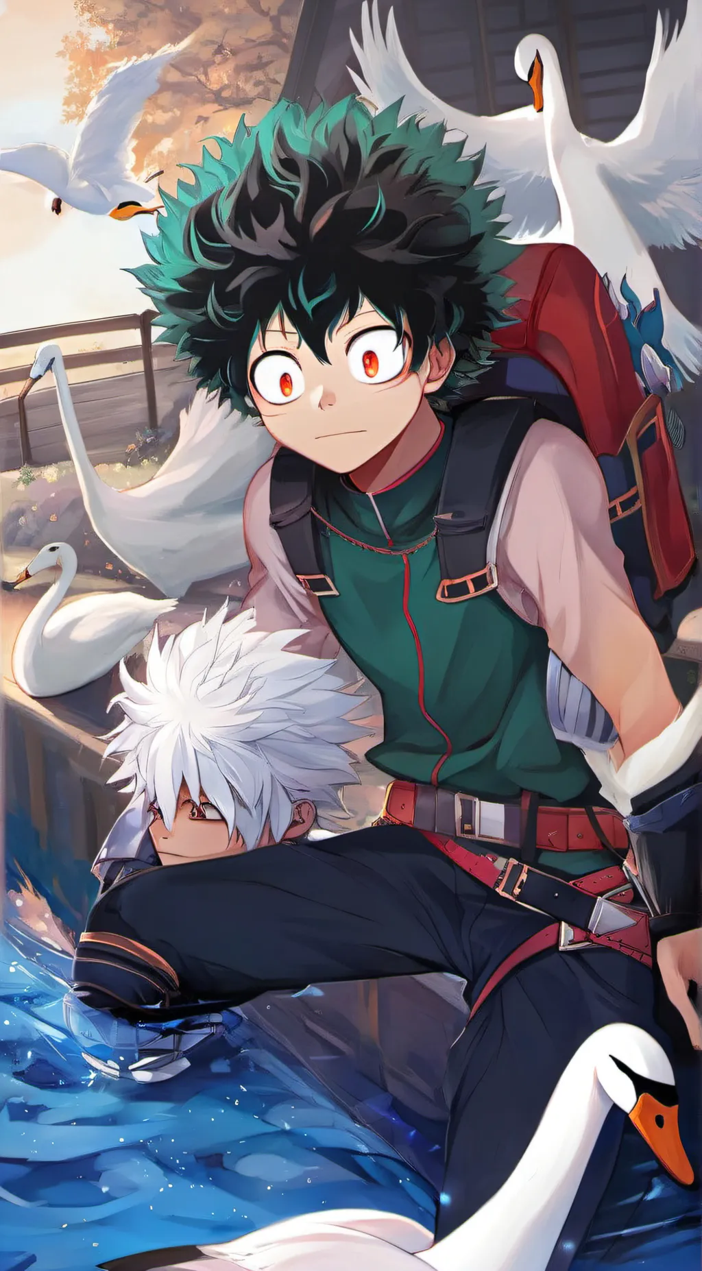 ai character: LOV/pro hero UA background